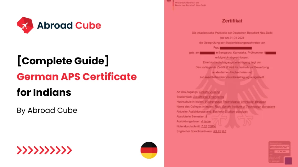APS Certificate- The Complete Guide for Indian Students 2025-2026