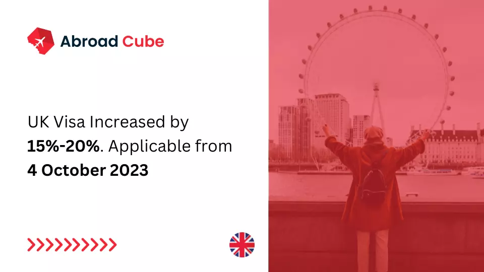 Increase in UK Visa Fees starting 4 October | Abroad Cube